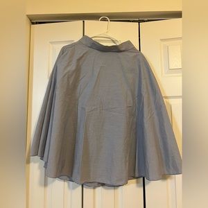 Uniqlo striped midi skirt